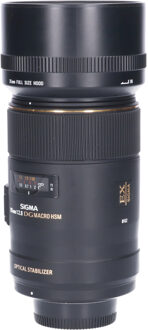 Sigma Tweedehands Sigma 105mm f/2.8 EX DG OS HSM Macro Nikon CM7657 Zwart