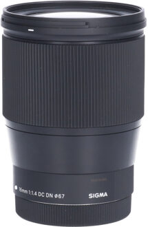 Sigma Tweedehands Sigma 16mm f/1.4 DC DN Contemporary Canon EF-M CM2782