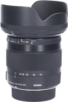 Sigma Tweedehands Sigma 17-70mm f/2.8-4.0 DC OS HSM Macro Contemporary Nikon CM1928 Zwart