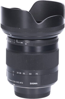 Sigma Tweedehands Sigma 17-70mm f/2.8-4.0 DC OS HSM Macro Contemporary Nikon CM4559 Zwart