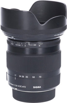 Sigma Tweedehands Sigma 17-70mm f/2.8-4.0 DC OS HSM Macro Contemporary Nikon CM6124 Zwart
