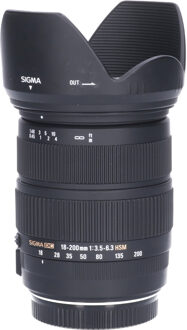 Sigma Tweedehands Sigma 18-200mm f/3.5-6.3 DC OS HSM Canon-AF CM7801