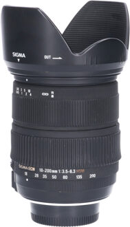 Sigma Tweedehands Sigma 18-200mm f/3.5-6.3 DC OS HSM Nikon-AFD CM2515