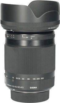 Sigma Tweedehands Sigma 18-300mm f/3.5-6.3 DC OS HSM Macro Contemporary Nikon CM6372 Zwart