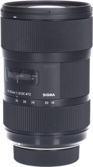Sigma TWeedehands Sigma 18-35mm f/1.8 DC HSM Art Nikon F CM2973 Zwart