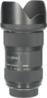 Sigma Tweedehands Sigma 18-35mm f/1.8 DC HSM Art Nikon F CM6296 Zwart