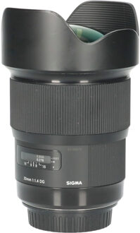 Sigma Tweedehands Sigma 20mm f/1.4 DG HSM Art Canon CM5144 Zwart