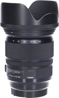 Sigma Tweedehands Sigma 24-105mm f/4.0 DG OS HSM Art Canon CM4277 Zwart