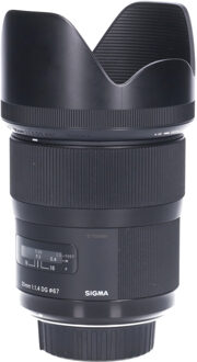 Sigma Tweedehands Sigma 35mm f/1.4 DG HSM Art Nikon F CM1026 Zwart