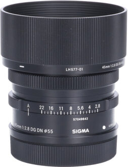 Sigma Tweedehands Sigma 45mm f/2.8 DG DN Contemporary Leica L CM2842 Zwart