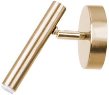 Sigma Wandlamp Sopel, goud, 1-lamp, staal, G9, hoogte 15 cm