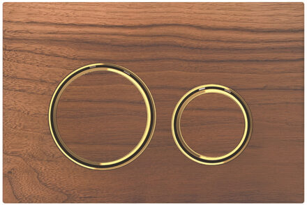 Sigma21 bedieningspaneel 2-knops, noten/goud