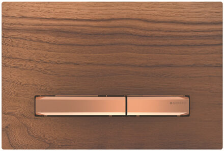 Sigma50 bedieningspaneel 2-knops, noten/rood goud