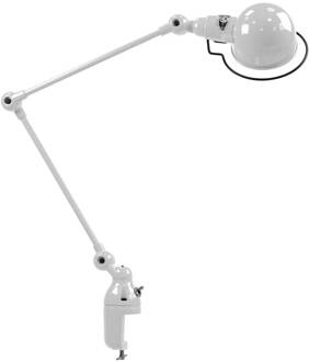 Signal SI332 tafellamp met klem grijs zilvergrijs