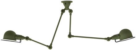 Signal Sky3773 plafondlamp, 2-lamps groen olijfgroen