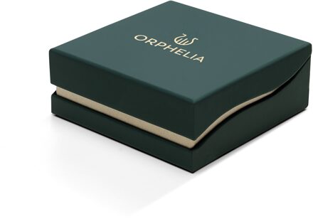 'Signature' Dames 925 Sterling Zilver Set: Ketting-Pendant + Oorbellen - Zilver/Goud SET-7517 Zilver en goud