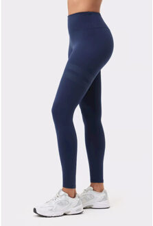 signature one legging lange trainingslegging dames - - maat M Blauw