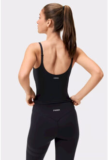 signature one strap tank top training singlet dames - - maat L Zwart
