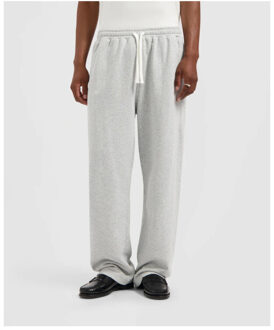 Signature straight leg sweat pant joggings broeken m230403 Grijs