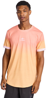 Signature T-shirts Heren - Oranje - Maat S - Katoen Jersey Orange