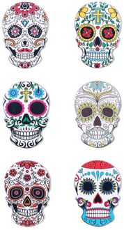 Signes Grimalt Door Sigris Schedel Magneten Verschillende Ontwerpen Omvatten 6 Eenheden Magnetische Vintage Collectie