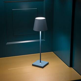 Sigor LED-acculamp Nuindie, USB-C, blauw, IP54, dimbaar