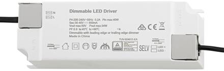 Sigor LED driver Powerline paneel CC, Triac, 34 W, 850 mA wit