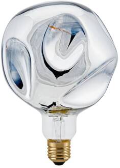 Sigor LED lamp Giant Ball E27 4W 918 dimbaar zilver-metaal. zilvermetallic