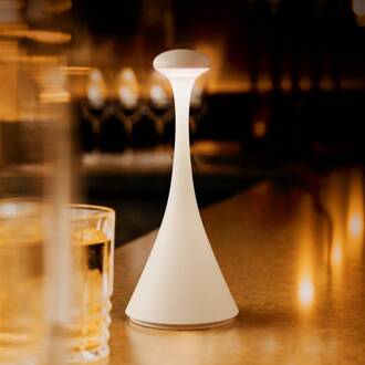 Sigor LED oplaadbare tafellamp Nudrop mini, sneeuwwit, IP54, dimbaar
