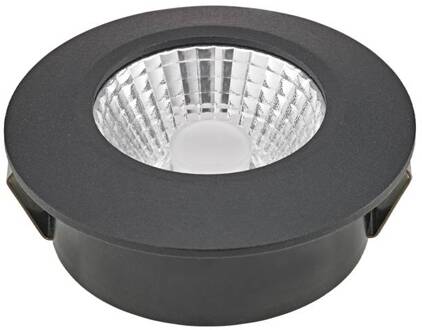 Sigor LED plafondinbouwspot Diled, Ø 6,7 cm, Dime LED, zwart