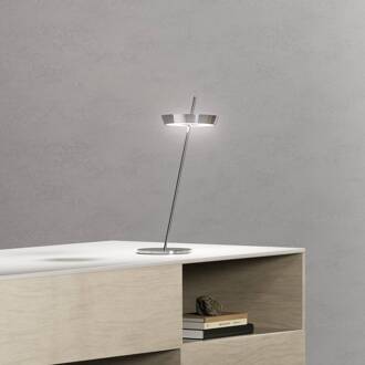 Sigor LED tafellamp Mahina chroomkleurig hoogte 36 cm metaal CCT