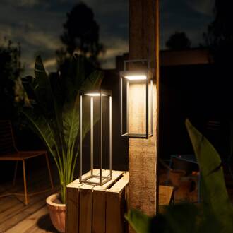 Sigor Numove LED lamp op zonne-energie, grafietgrijs, hoogte 32,5 cm antraciet