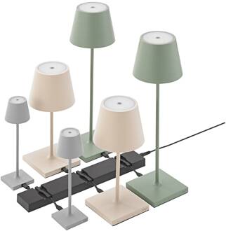 Sigor USB-C oplaadstation voor Nuindie batterijverlichting, 6-voudig grijs