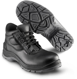 Sika Beat Mid -S2 - hoge veterschoen - 216 Zwart | Zwart | Maat 38 - 5703617156799