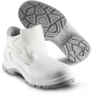 Sika Easy Mid - S2 - hoge instapper - 212 Wit | Wit | Maat 40 - 5703617156393