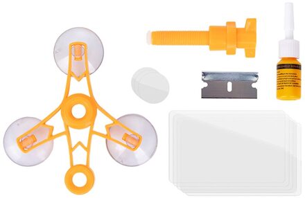 Sikeo Professionele Auto Glas Reparatie Vloeistof Autoruit Crack Chip Herstellen Tool Kit Diy Voorruit Scratch Fix Hars reeks