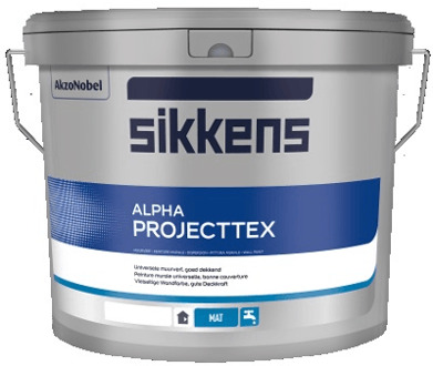 Sikkens Alpha Projecttex 10 liter - kleur