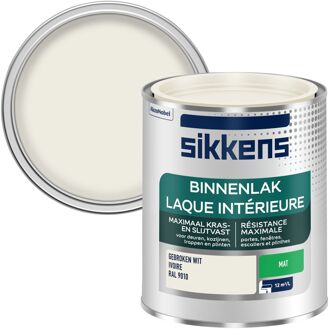 Sikkens Binnenlak Mat Ral9010 750ml