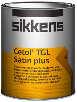 Sikkens Cetol TGL Satin Plus 1 liter - Transparante kleur