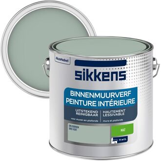 Sikkens Muurverf - Mat - Grijsgroen - 2,5l