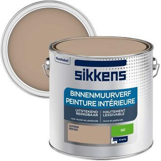 Sikkens Muurverf - Mat - Zachtbruin - 2,5l