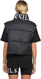 Siksilk Dames/Dames Cropped Gilet (Zwart)