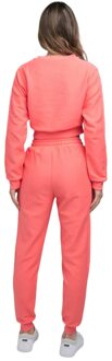 Siksilk Dames/Dames Geborduurd Lusje Rug Sweatshirt (Roze)