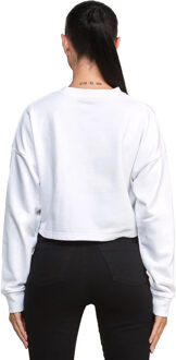 Siksilk Dames/Dames Varsity Crop Sweatshirt (Wit) - maat EU 34 / UK 6