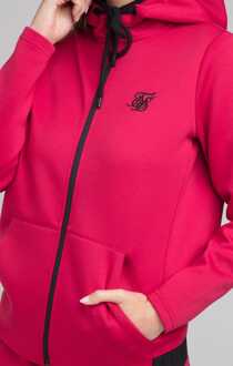 Siksilk Women's SikSilk Exhibit Athlete Track Jacket in Pink Roze