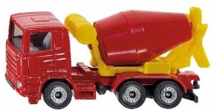 SIKU 0813 Cement mixer 8,3cm rood/geel