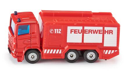 SIKU 1034 Tankbrandweerwagen 9,8cm rood