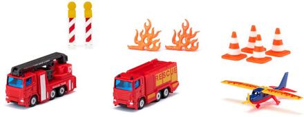 SIKU 6330 Geschenkset brandweer 3-delig