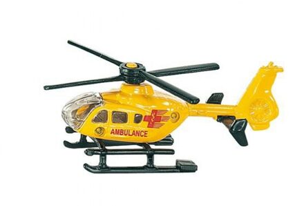 SIKU Ambulance helikopter speelgoed - plastic en metaal - realistisch model