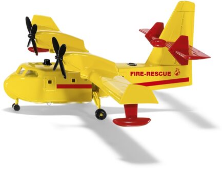SIKU brandweervliegtuig 29 cm geel